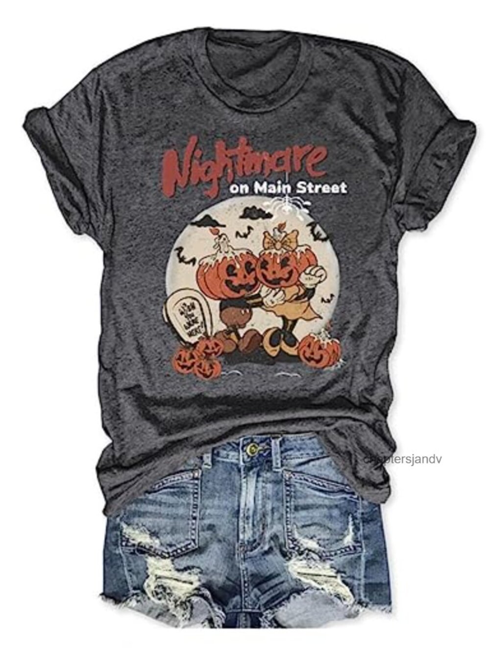 Halloweentown University T-Shirt Women Fall Pumpkin Short Sleeve Tee